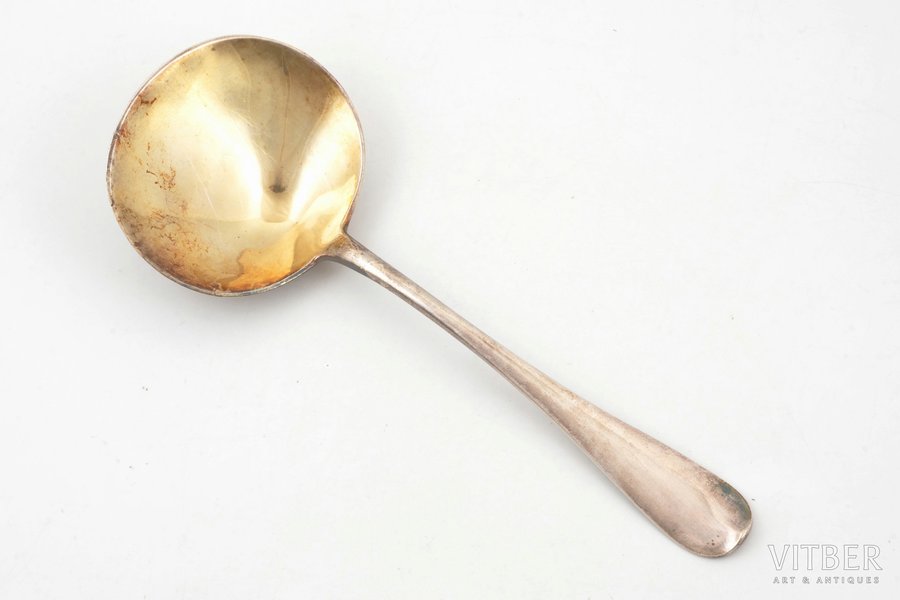 serving spoon, silver, 84 stan...