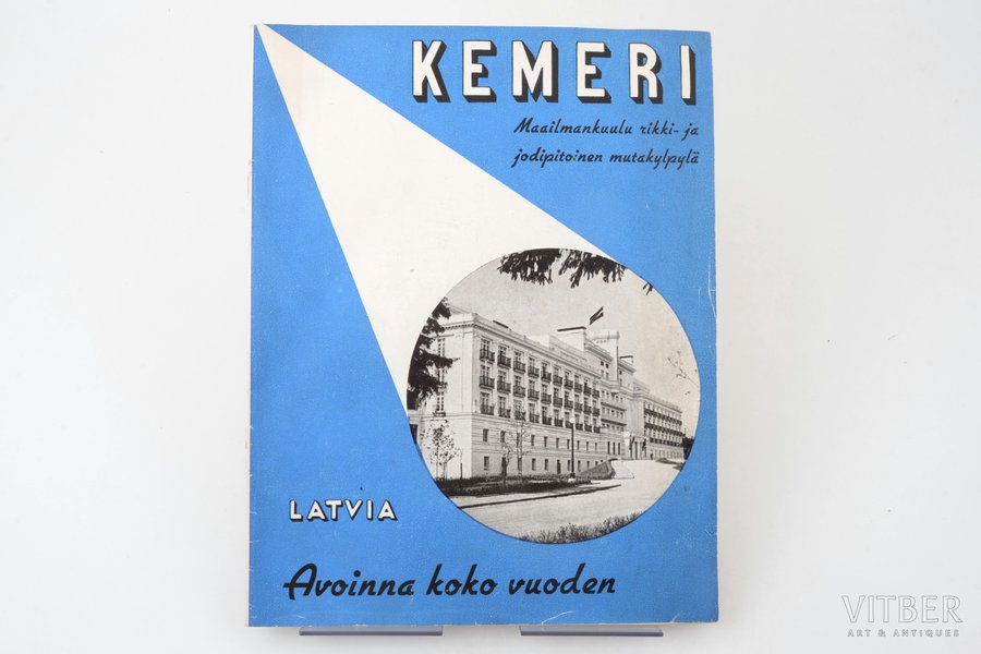 brochure, Ķemeri, a world-famo...
