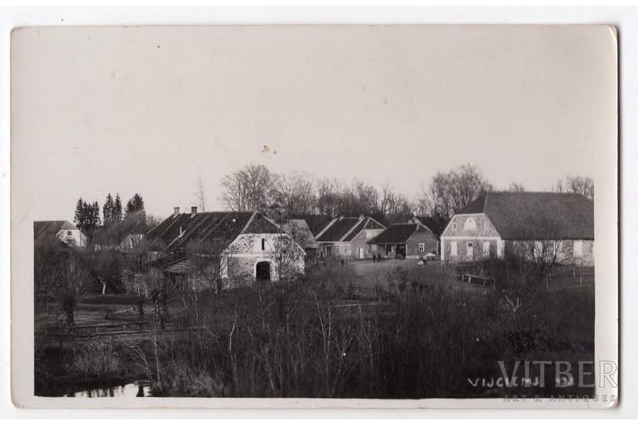 photography, Vijciems, Latvia, 20-30ties of 20th cent., 14х8.8 cm