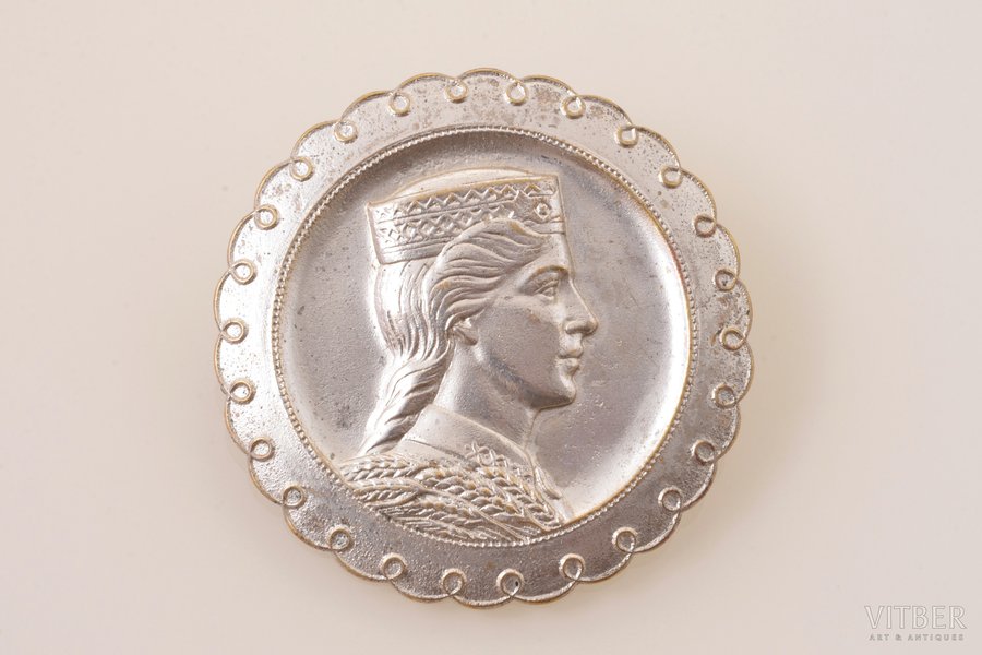 sakta, metal, the item's dimensions Ø 4.8 cm, the 20th cent., Latvia