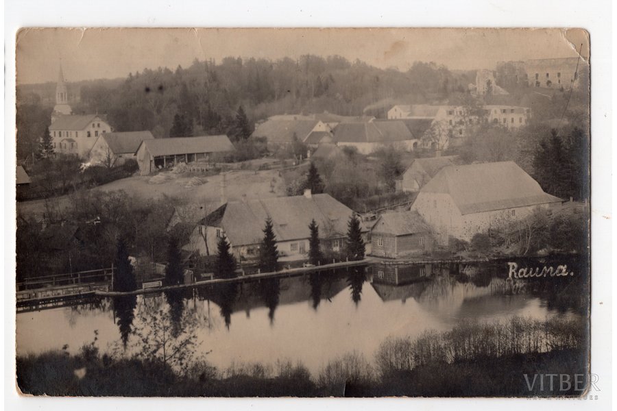 фотография, Рауна (Ронненбург), Латвия, 20-е годы 20-го века, 14х9 см