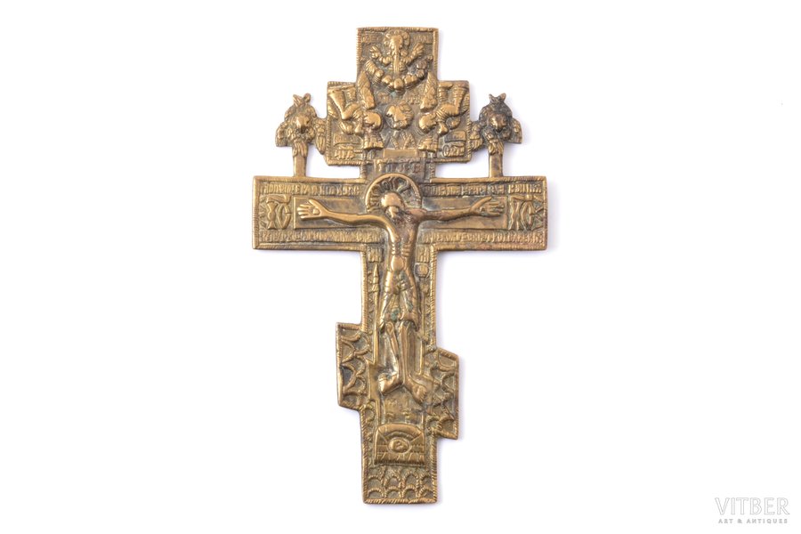 cross, The Crucifixion of Christ, bronze, Russia, 15 x 9.3 cm, 126.10 g.