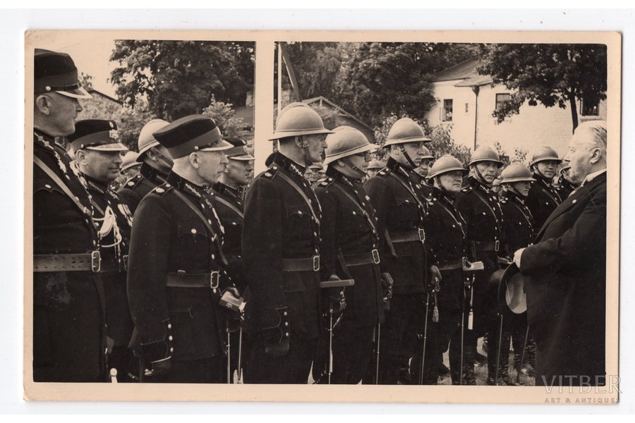 photography, Latvian Army, Auto Tank division, General Balodis, Latvia, 20-30ties of 20th cent., 13.6х8.6 cm