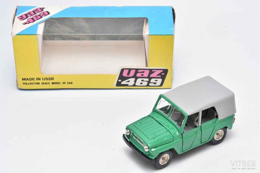 car model, UAZ 469 Nr. А34, USSR, the 80ies of 20th cent.