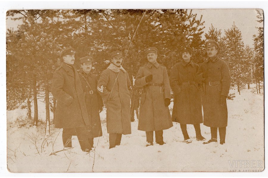 фотография, Латвийская армия, Освободительная война, Латвия, начало 20-го века, 14х8.8 см