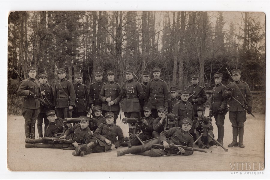 фотография, 7-й Сигулдский пехотный полк, Латвия, 20-30е годы 20-го века, 13.5х8.5 см