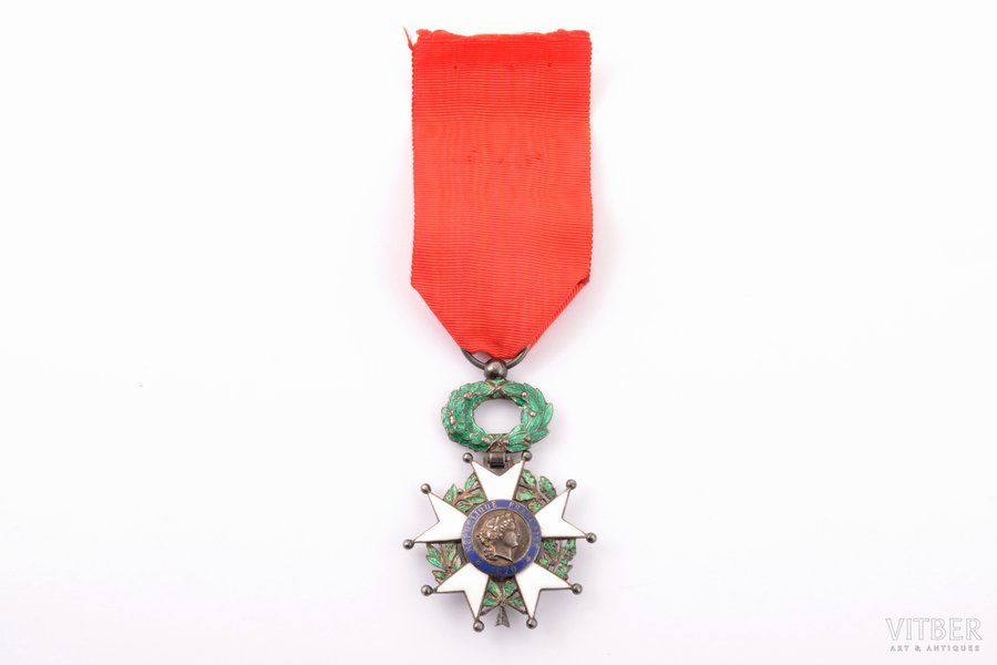 Орден Почётного легиона, серебро, Франция, 2-я половина 20-го века, 22.94 г