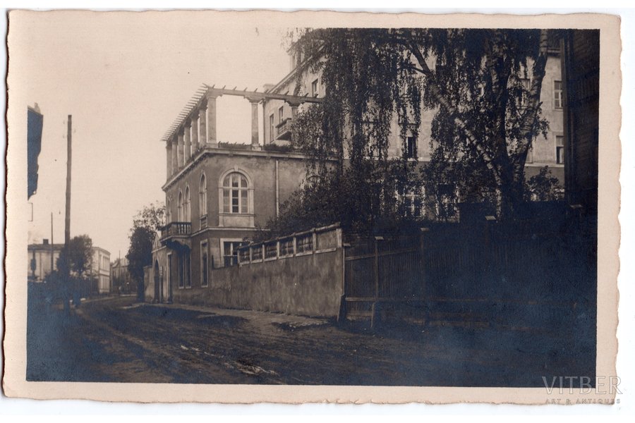 photography, Riga, Pārdaugava, Boarding school of the Riga Teachers' Institute, Latvia, 20-30ties of 20th cent., 14.2х9 cm
