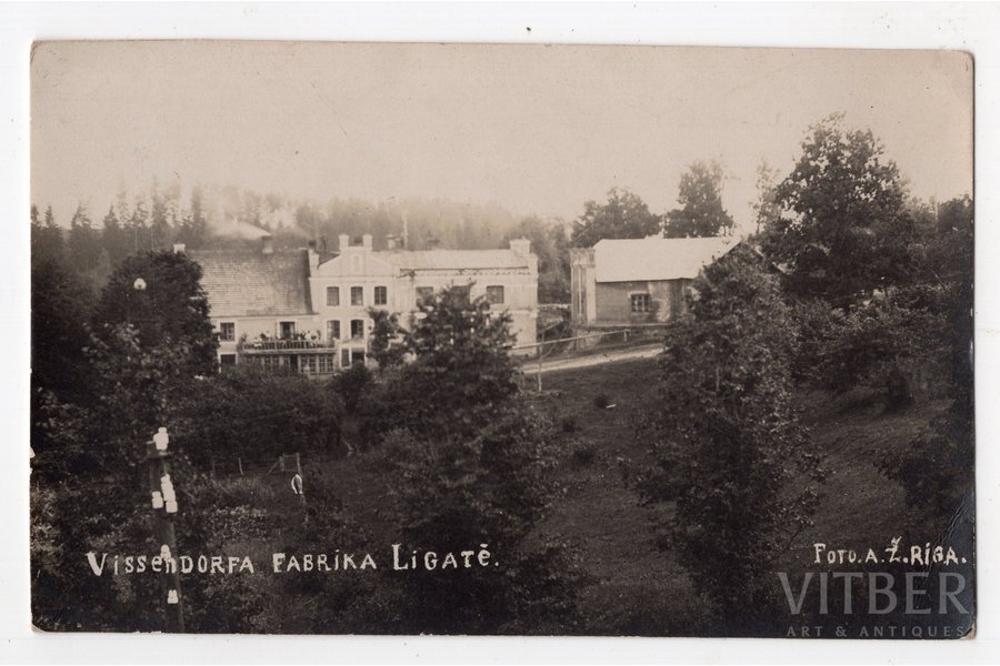 photography, Ligatne, Latvia, 20-30ties of 20th cent., 13.6х8.6 cm