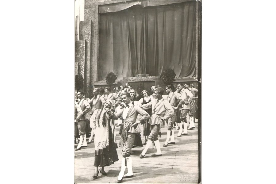 fotogrāfija, Dziesmu svētki, 1934 g., 17 x 12 cm