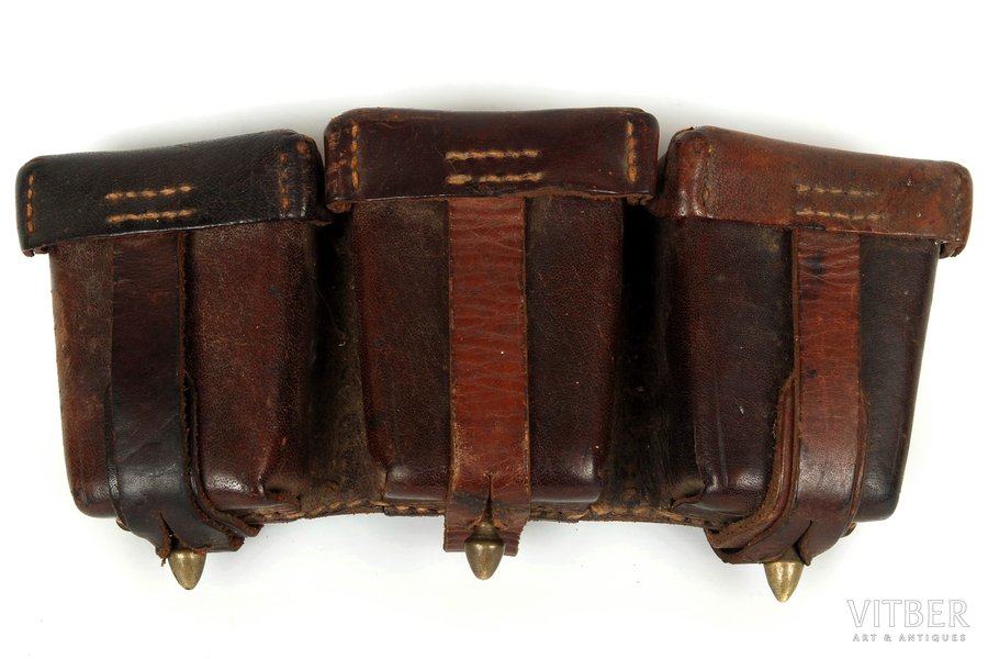 ammunition belt, naval, leather, Latvia, the 20-30ties of 20th cent.