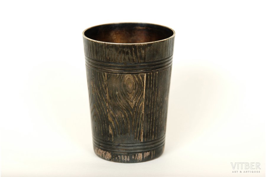 beaker, silver, "Bucket", 84 standard, 46.6 g, the beginning of the 20th cent., Moscow, Russia, Maxim Belousov's workshop 1899-1908