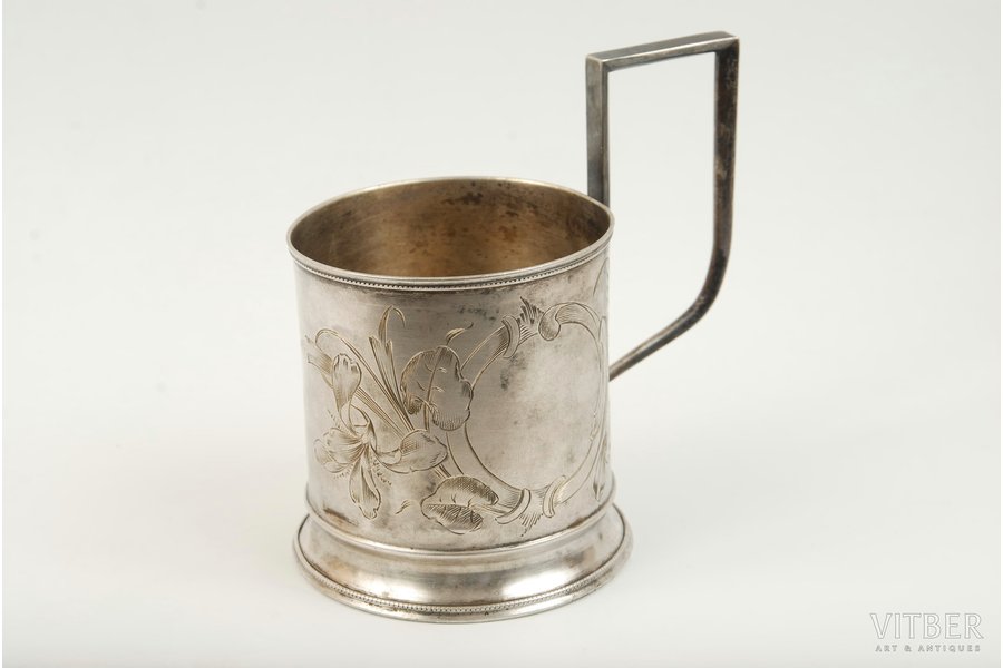 tea glass-holder, silver, Nickolay Strulyov, 84 standard, 89.9 g, the beginning of the 20th cent., Moscow, Russia