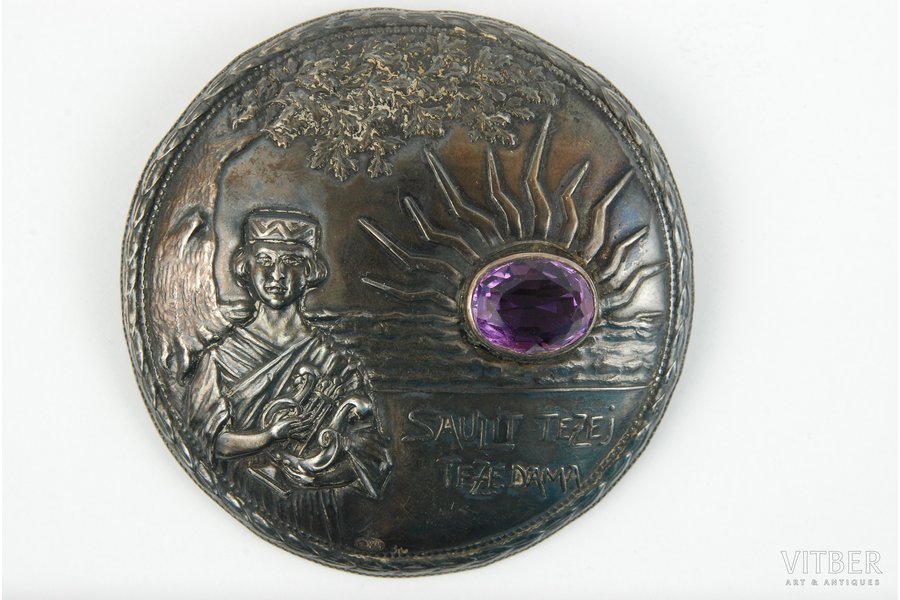 Сакта, серебро, 875 проба, 21 г., размер кольца 6.5, 20-30е годы 20го века, Латвия