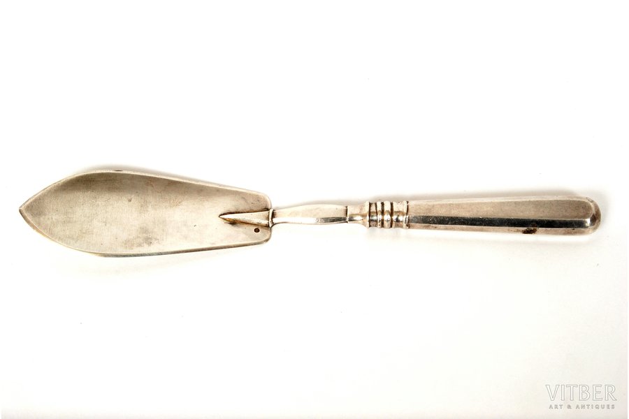 нож, серебро, Йохан Аллениус, 84 проба, 53.8 г, 1898 г., С.- Петербург, Российская империя