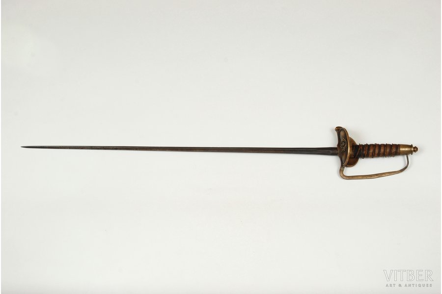 zobens, 79 cm, Francija, 19. gs. 2. puse, mediķa ģerbonis