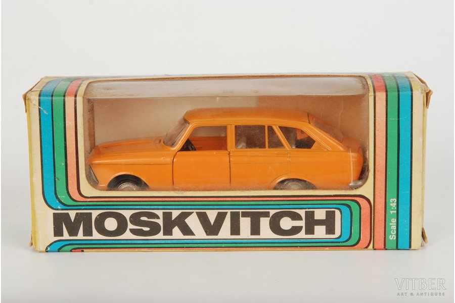 car model, Moskvitch IZH-1500-Hatchback Nr. A12, metal, USSR