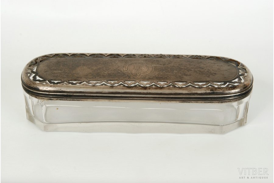 case, silver, Dmitry Ivanovich Gubkin, Gubkin I.S.'s manufactory, cover's weight, 84 standard, 68.3 g, 1866, Russia