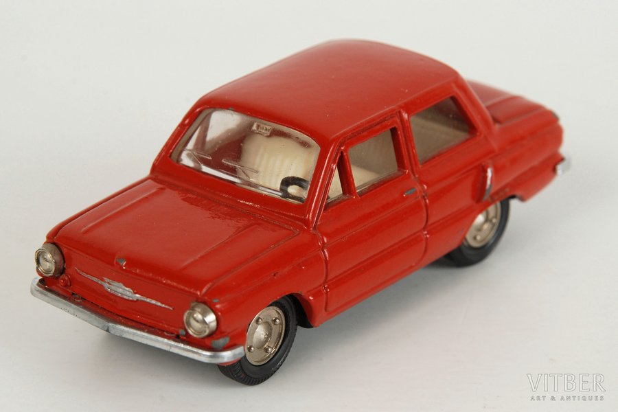 car model, ZAZ 968 Zaporozhets Nr. А16, metal, USSR