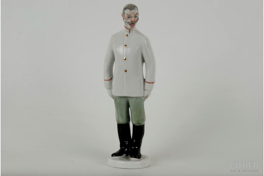 figurine, Unter Prishibeyev, porcelain, USSR, LFZ - Lomonosov porcelain factory, molder - B.Y. Vorobyev, the 60ies of 20th cent., 17 cm