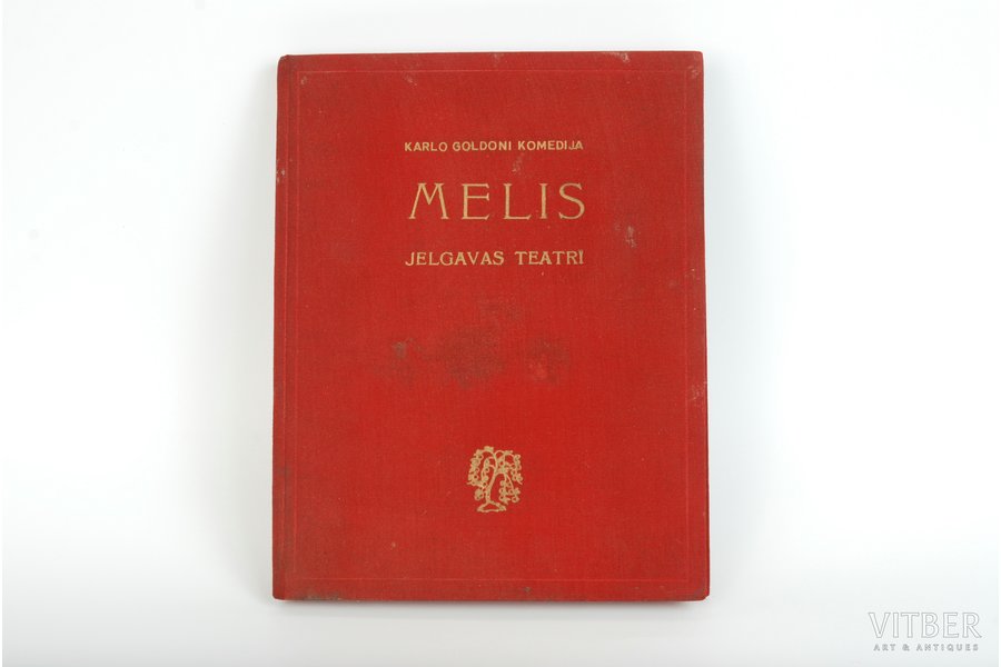 V.Dambergs, "Melis", 1940, Zemgale apgāds, Riga, 80 pages