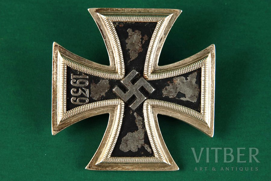 badge, Iron cross 1 class, marked 65, Germany, 1939