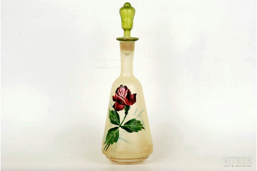 carafe, handpainted, the beginning of the 20th cent.