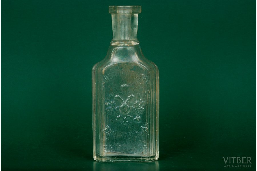 bottle, Partnership Brokar and Co, the beginning of the 20th cent., 15.5 cm