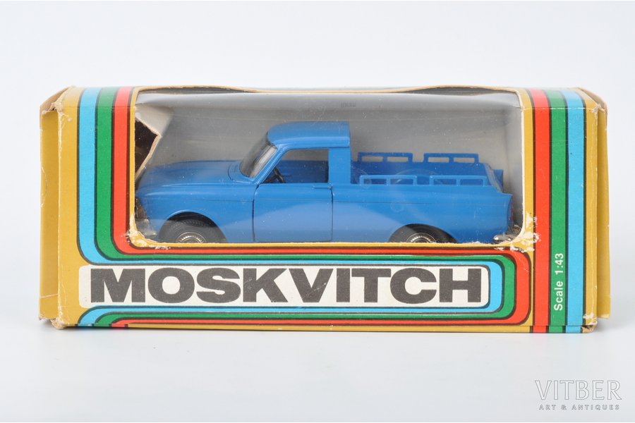 auto modelis, Moskvič pikaps Nr. A19, metāls, PSRS