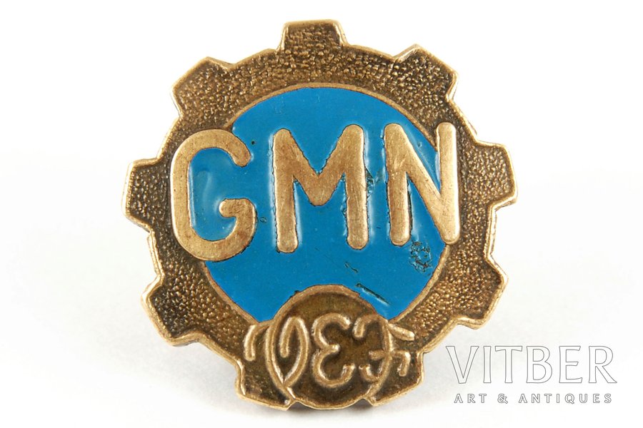 badge, VEF GMN, Latvia, USSR, 60-80ies of 20 cent.