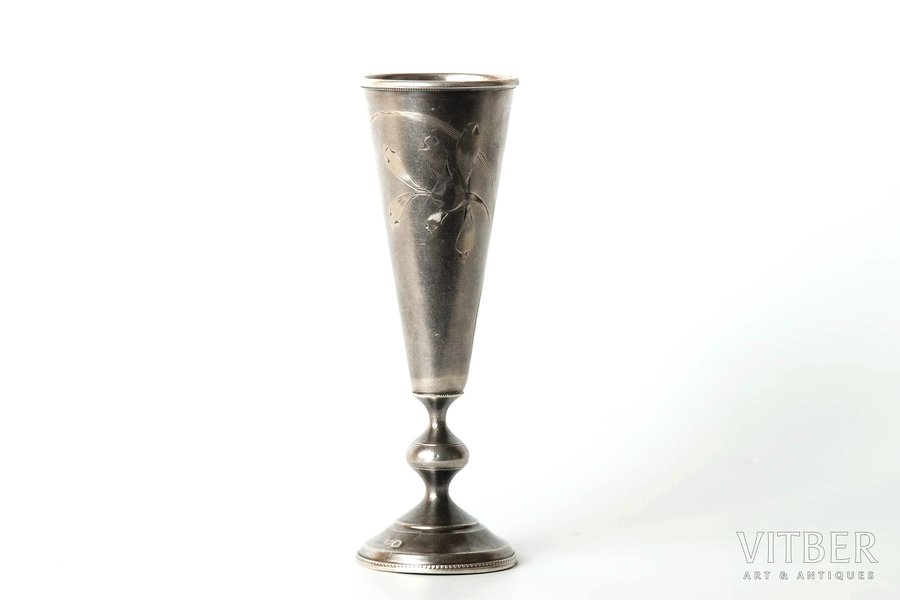 little glass, silver, 84 standard, 38.3 g, the beginning of the 20th cent., Russia