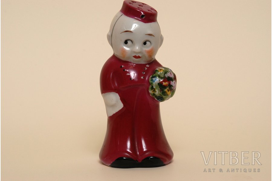 figurine, Porter, porcelain, Riga (Latvia), M.S. Kuznetsov manufactory, the 30ties of 20th cent.