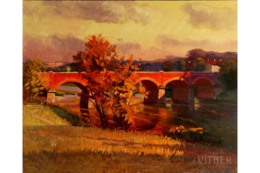 Lejnieks Karlis (1911-1984), "Kuldiga", canvas, oil, 65 х 81 cm