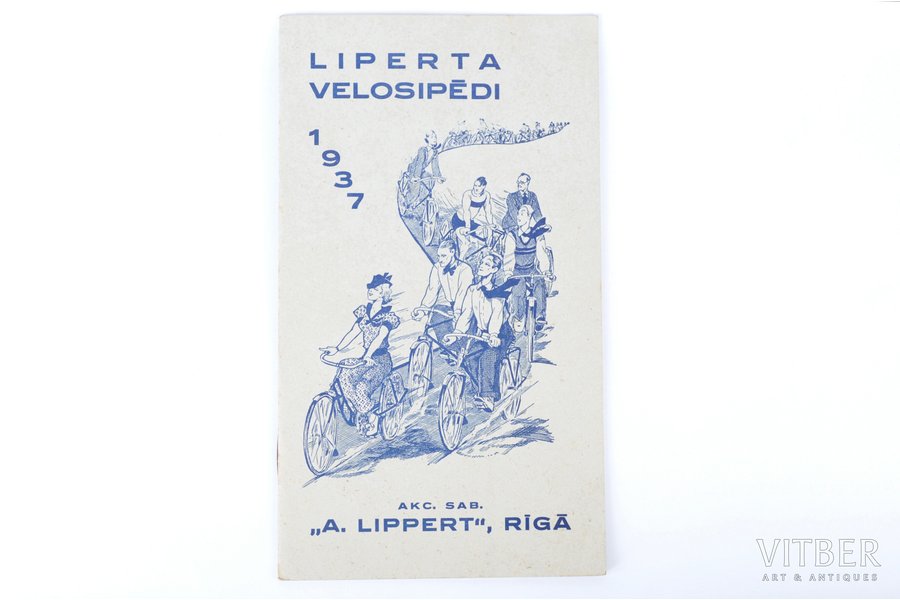 "Liperta velosipēdi", 1937, A.Marcinowskiego, Riga, 12 pages
