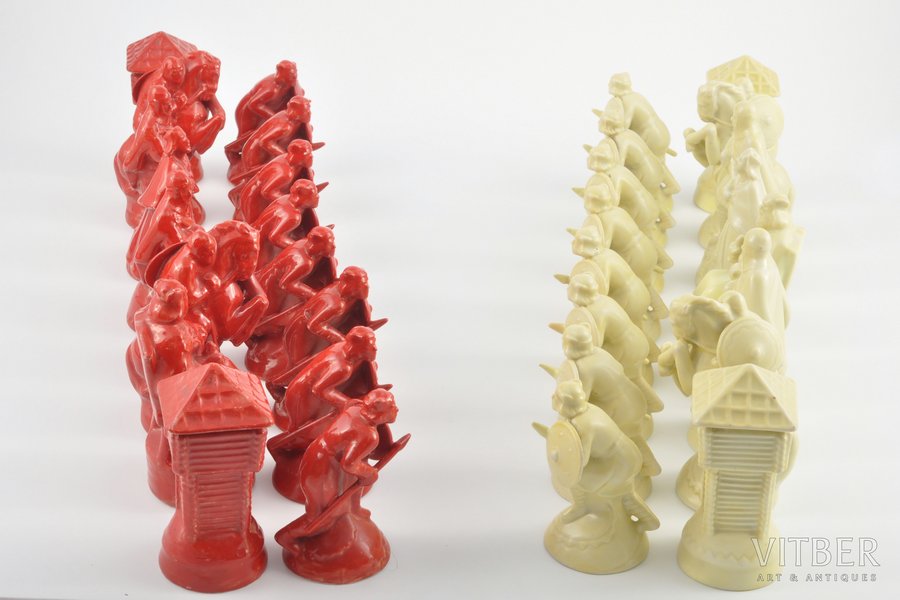Figurines for playing chess, p...