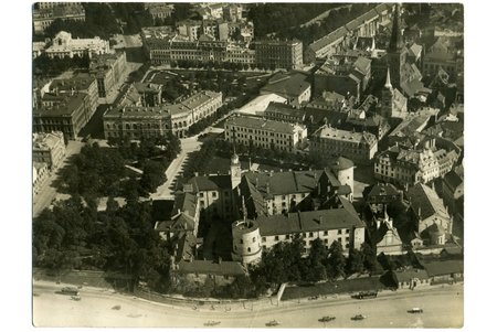 photography, A bird's view of the city of Riga, beginning of 20th cent., 24x18 cm
