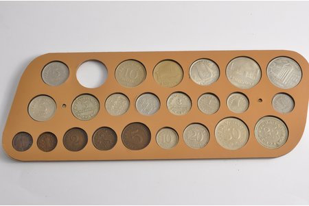 A set of 23 Estonian coins