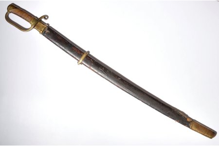 zobens, dragūna, asmeņa garums 84 cm, zobena spals 14.7 cm, Krievijas impērija, 20. gs. sākums