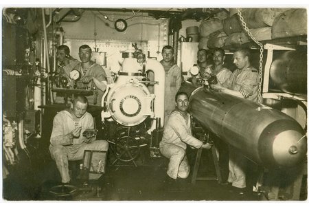 photography, Tsarist Russia, submarine fleet, beginning of 20th cent., 14x8,8 cm