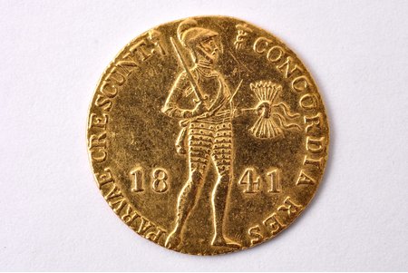 trade ducat, 1841, imitation of the Netherlands ducat, minted in St. Petersburg, gold, Russia, 3.45 g, Ø 20.3 mm, XF