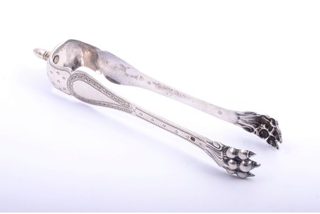 sugar tongs, silver, 950 standard, 35.50 g, silver stamping, 16 cm, France