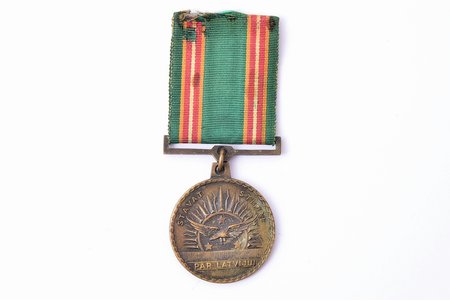medal, For the Merit, "Latvijas vanagi" (Latvian Hawks), № 102, Latvia, 20-30ies of 20th cent., 40.9 x 35.7 mm