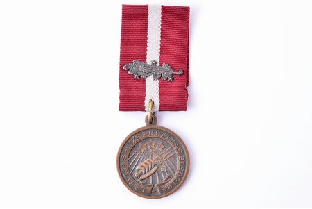 медаль, Латвийское Общество Оброны, № 87, Латвия, 30-е годы 20-го века, 36.8 x 31.9 мм