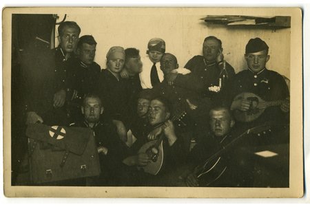 фотография, ЛА, полк авиации, Латвия, 20-30е годы 20-го века, 14x8,8 см