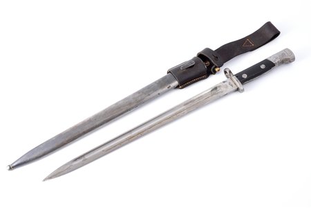 dagger with scobbar, Vojno Tehnicki Zavod, blade length 38.3 cm, total length 51.5 cm, Yugoslavia, the 30ties of 20th cent.