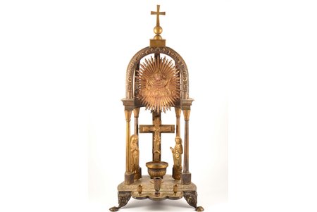 tabernacle, brass, Russia, the border of the 19th and the 20th centuries, 65 cm