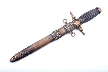 firefighter's dagger, total length 33.5 cm, blade length 22.2 cm, Hungary