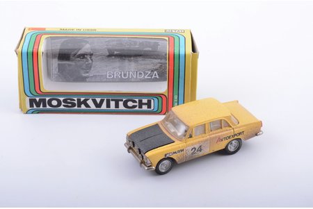 car model, Moskvitch 412, S.Brudza, metal, USSR