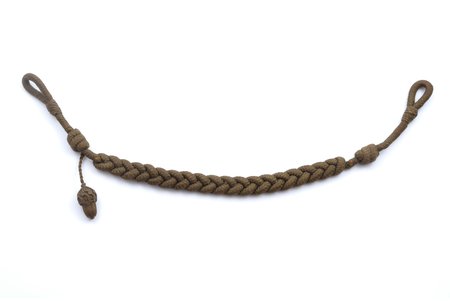 aglet, Latvian Army, For excellent shooting, with 1 acorn, lenghth 43.5 cm, Latvia, the 20-30ties of 20th cent.