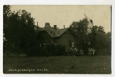 fotogrāfija, Jaunpiebalgas muiža, Latvija, 20. gs. 20-30tie g., 13,2x8,4 cm